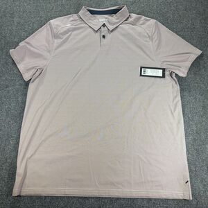 NWT Rhone Commuter Polo Shirt Men's Size XL Deep Red Honeycomb Golf Performance